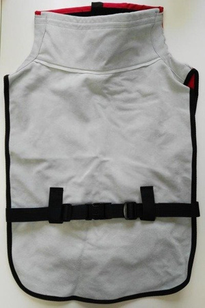 A RES helmet protective apron, leather