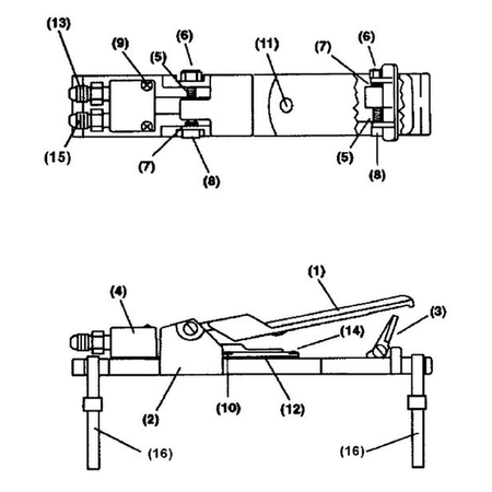 RLX-III CLEMCO pneumatic control lever 