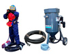 COMPLETE remote controlled sand blasting package 200L