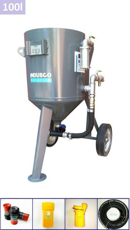 BASIC manual controlled sand blasting package 100L