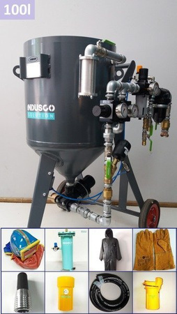 COMPLETE H2O PLUS soda blasting package 150L