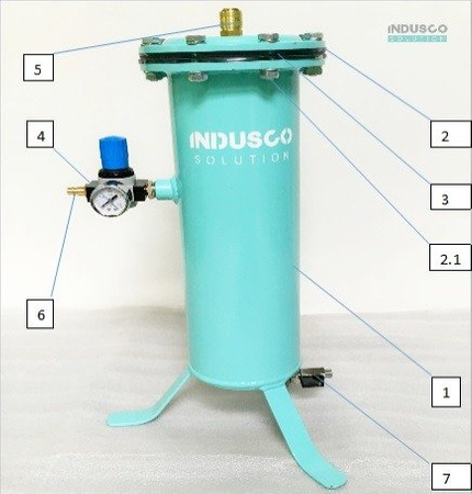 LPO-3.1 breathing air filter