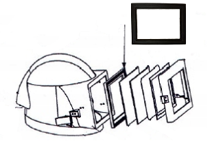 A molded rubber washer for the ReS-3/3G helmet