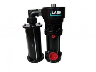 RMS -2000 LARK control valve with a muffler 